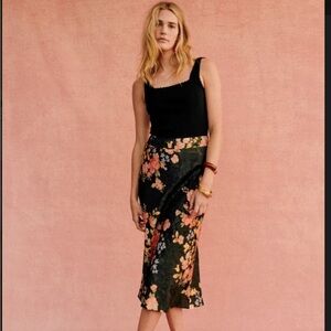 NWT Sézane Sandy Skirt, Calvi Print